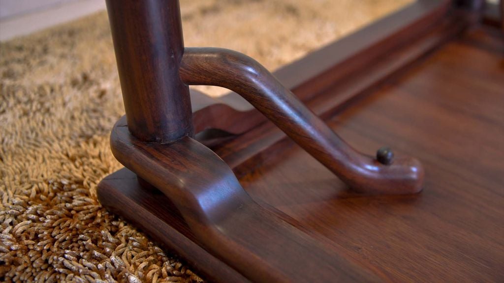 Bộ Bàn Ăn Chân Tròn 6 Ghế - Gỗ Chiêu Liêu - B013