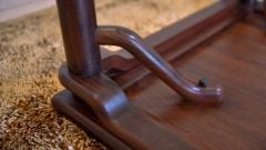 Bộ Bàn Ăn Chân Tròn 6 Ghế - Gỗ Chiêu Liêu - B013