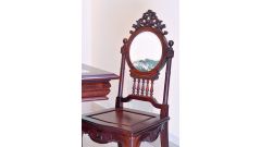 Bộ bàn ăn mặt đá 6 ghế - gỗ Cẩm Lai