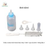  Bình Ti Bình Sữa Chó Mèo Sơ Sinh 60ml, 150ml 