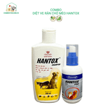  Combo Diệt Và Phòng Ngừa Ve Rận Chó Mèo Hantox 