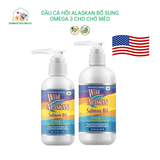  [Hàng Mỹ] Dầu Cá Hồi Alaska Bổ Sung Omega 3- Dưỡng Lông Chó Mèo- Preorder 