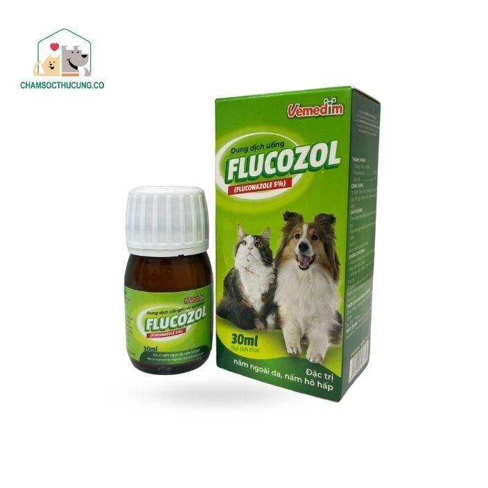  Dung Dịch Ngừa Nấm Da Chó Mèo Flucozol Pets 30ml 