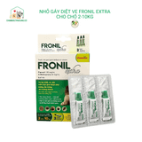  Fronil Extra Nhỏ Gáy Diệt Ve Bọ Chét Cho Chó Vemedim- 2kg-10kg 