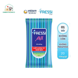  [Quà tặng] Khăn Giấy Ướt Fressi Care All UNICHARM tiện lợi 20 miếng/gói 