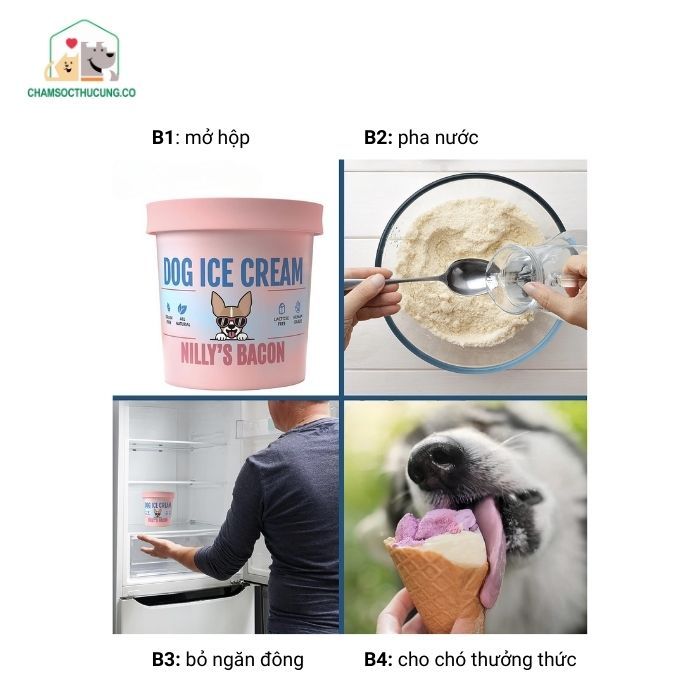  Kem Cho Chó- Không Lactose- Healthy Hound- Preorder 