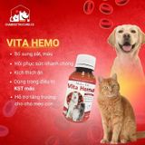  Vita Hemo Bổ Sung Sắt, Hỗ Trợ Tạo Máu Cho Chó Mèo- Modern Pet- 100ml 