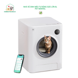  Nhà Vệ Sinh Mèo Tự Động Size Lớn 8L- Wifi - Pet Marvel 