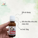  Vime-deworm - Tẩy Giun Sán Chó Mèo Dạng Nước- Vemedim-20ml 