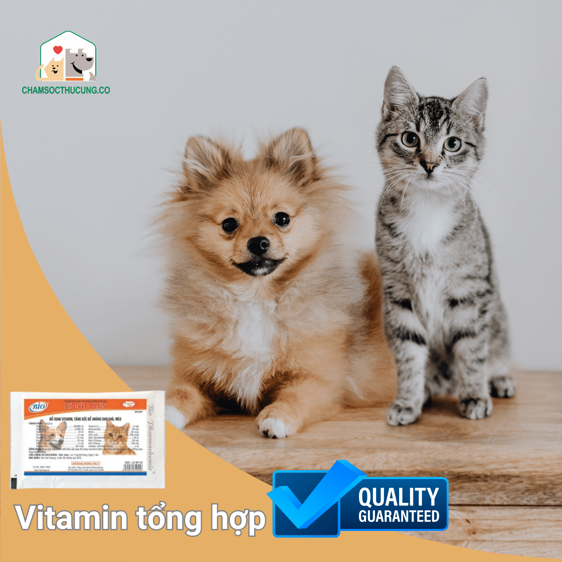  Bột Vitamin Tổng Hợp Chó Mèo- Bio Vit Plus 5gr 
