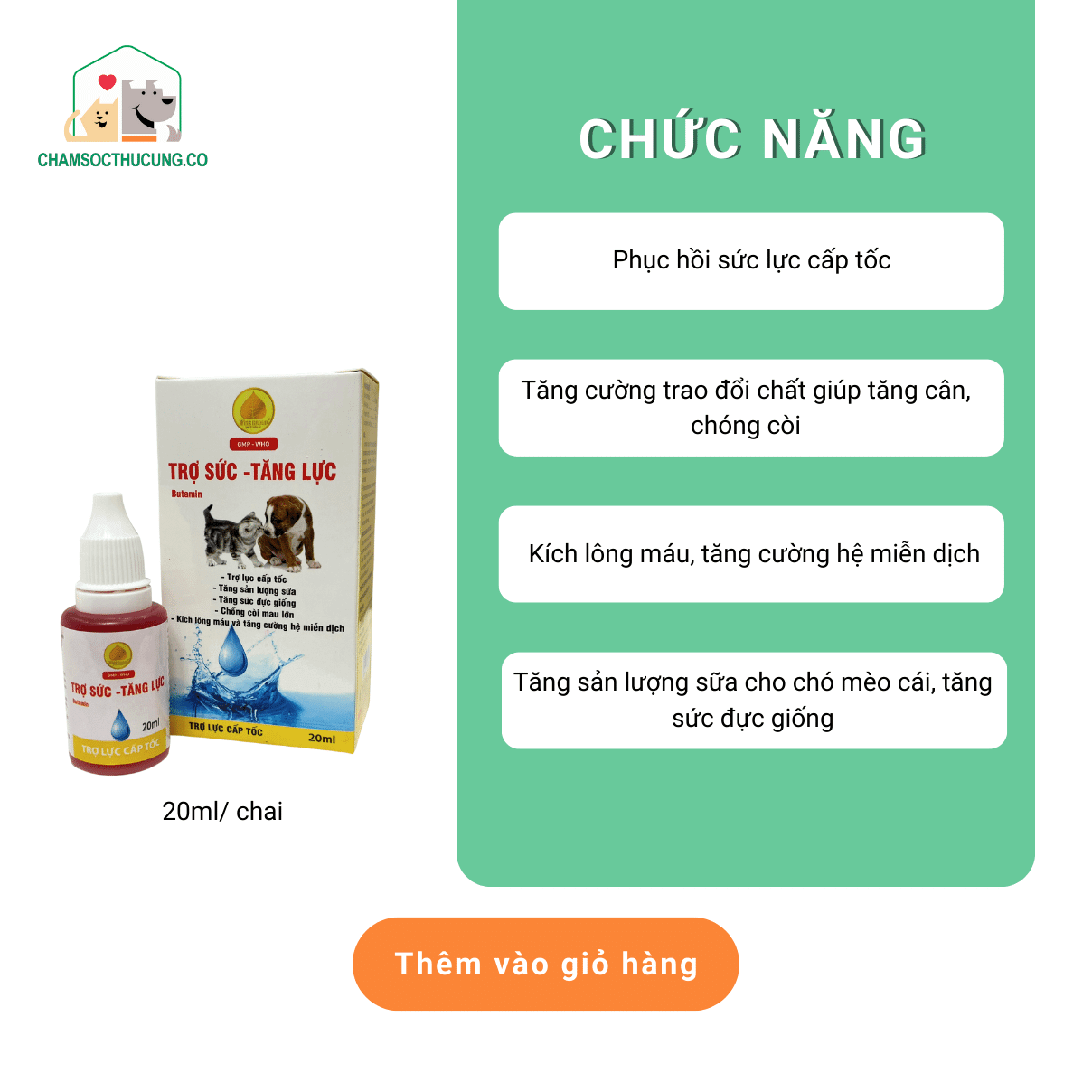  Combo Phục Hồi Sức Khoẻ Sau Sinh Cho Giống Cái 