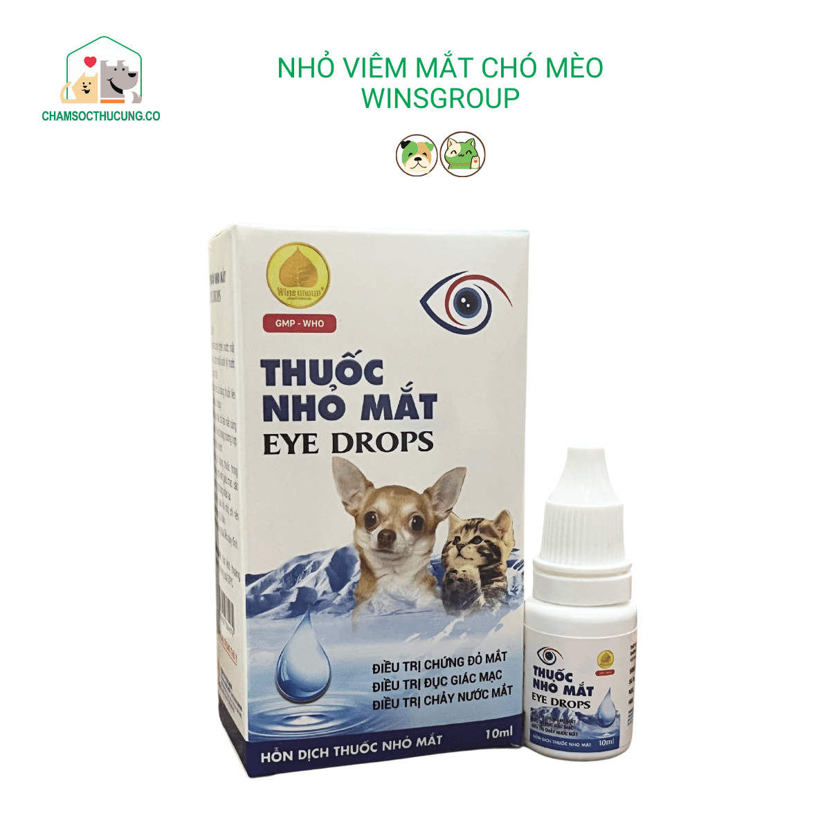  Nhỏ Mắt Chó Mèo Winsgroup 10ml 