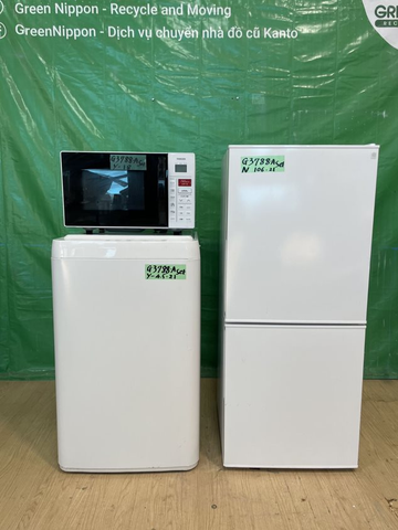  Set tủ lạnh, máy giặt, lò vi sóng G3788A18-21 (set of fridge, washing machine and microwave) 