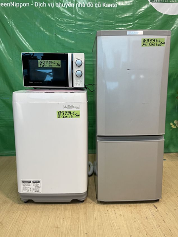  Set tủ lạnh, máy giặt, lò vi sóng G3791C13-16 (set of fridge, washing machine and microwave) 