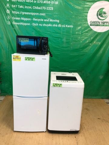  Set tủ lạnh, máy giặt, lò vi sóng G4055B 18-19-20 (set of fridge, washing machine, and microwave) 