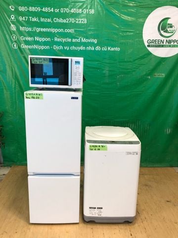  Set tủ lạnh, máy giặt, lò vi sóng G4054B 19-20-21 (set of fridge, washing machine, and microwave) 