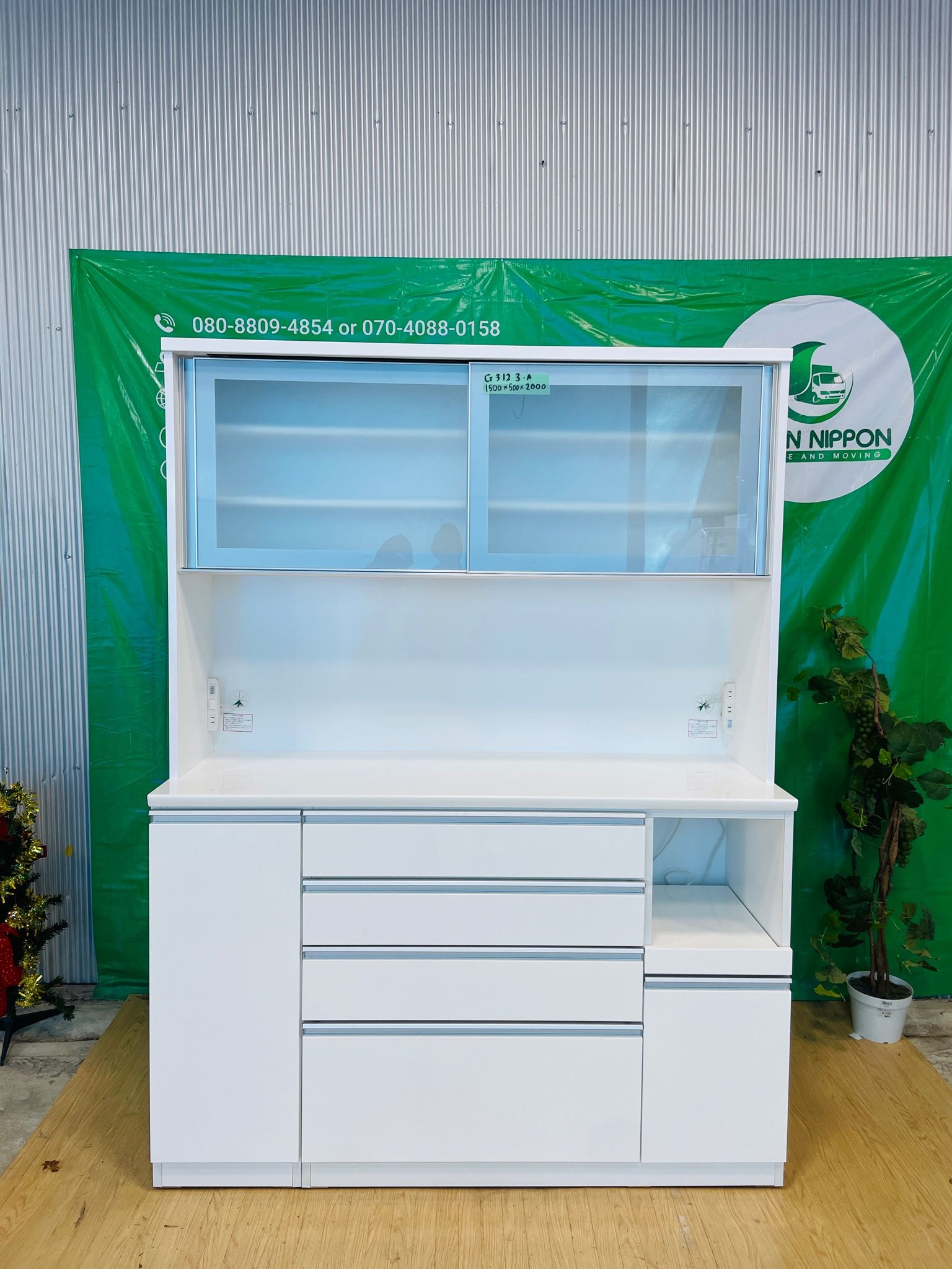 Tủ bếp G3123A Nitori 1500x500x2000(kitchen greennippongroup