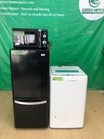  set tủ lạnh 138l,mg 5kg ,lvs G4132C12-15-16 (fridge,washing machine,oven set) 