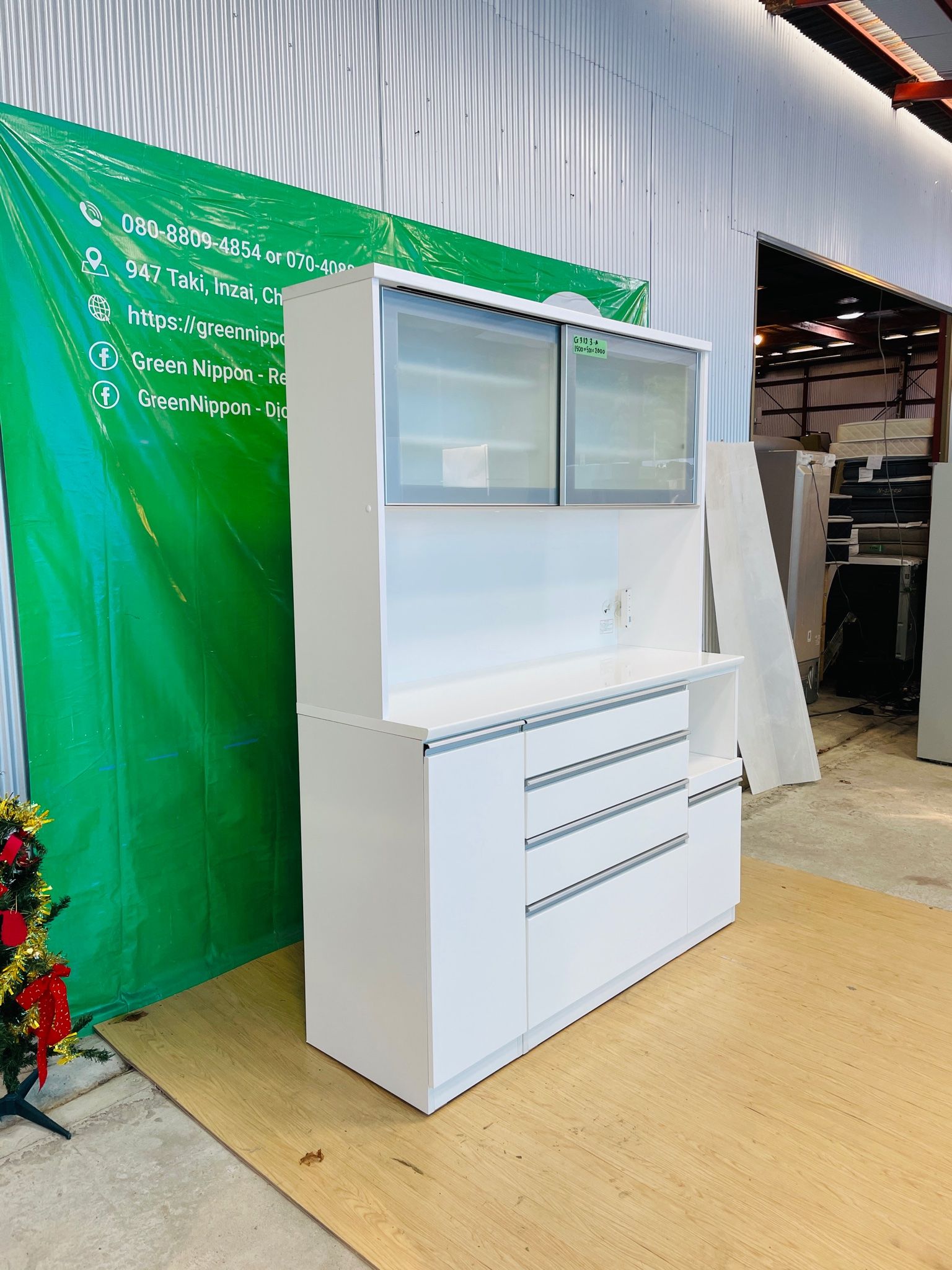 Tủ bếp G3123A Nitori 1500x500x2000(kitchen greennippongroup