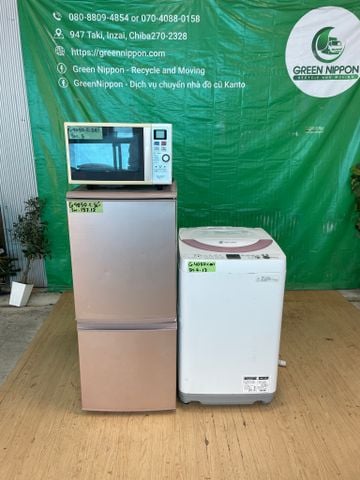  Set tủ lạnh, máy giặt, lò vi sóng G4050C 05-13 (set of fridge, washing machine, and microwave) 