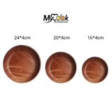  晶瓚簡約輕食圓形深盤 