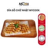  Dĩa gỗ chữ bhật MyCook 