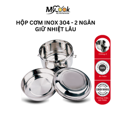  Hộp cơm Inox 2 ngăn 