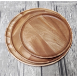  晶瓚簡約輕食原木圓盤 