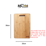  Thớt tre hình chữ nhật có tay cầm tiện lợi MyCook 