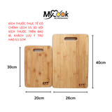  Thớt tre hình chữ nhật có tay cầm tiện lợi MyCook 