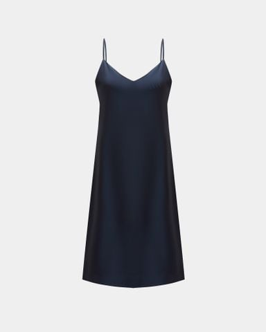  Đầm ngủ ngắn 2 dây basic ELLE Pandemos dáng suông nhẹ, tôn đường nét LN2501 