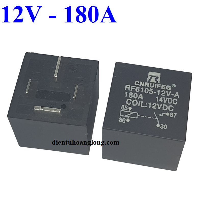 Relay 4 chân 12V -  180A