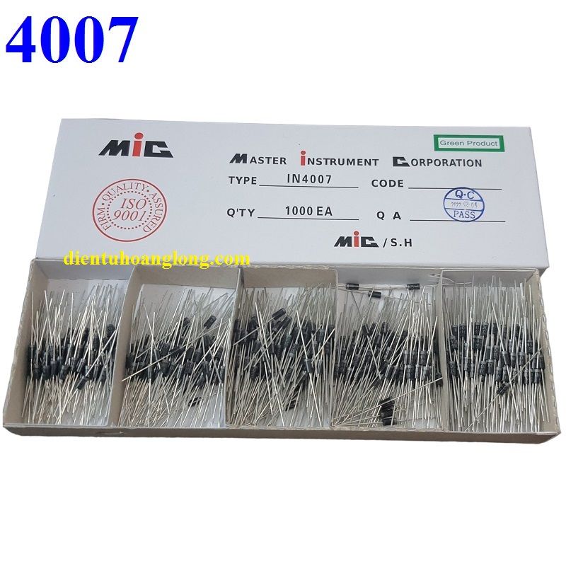 Diode 4007 (hộp 1000 con)