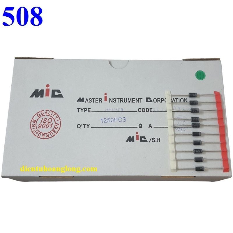 Diode HER 508 dây (hộp 1250 con)