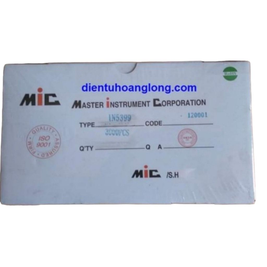 Diode 5399 DÂY (hộp 3000 con)