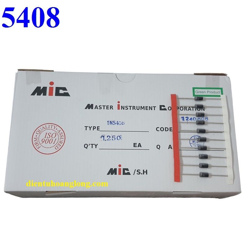 Diode 5408 dây (hộp 1250 con)