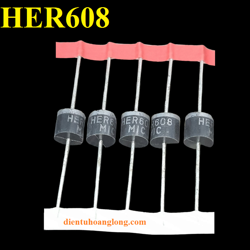 Diode HER 608 dây (10 con)