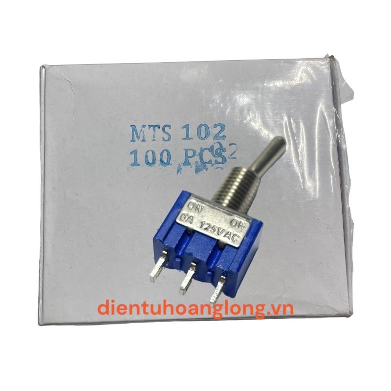 Công tắt 102 thường (hộp 100 cái xanh đậm)