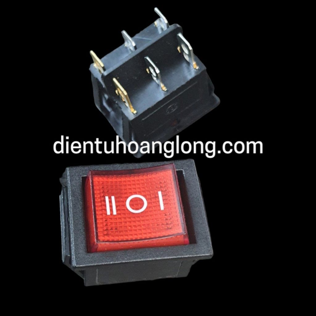 Công tắt NHỰA 6 chân 20A (203 - 3 nấc)