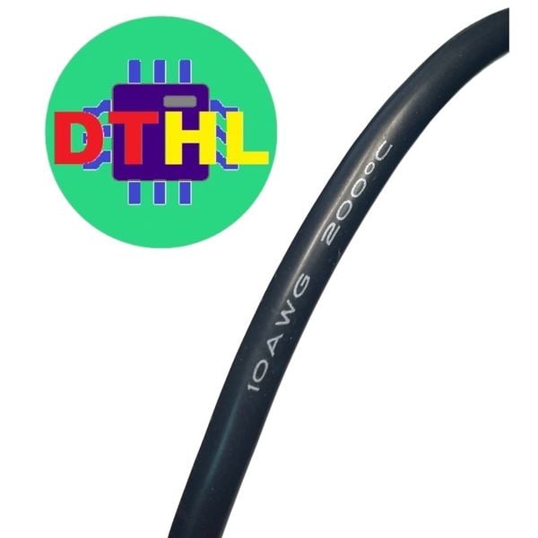  Dây 10AWG màu ĐEN (6.0 - 1 mét) 