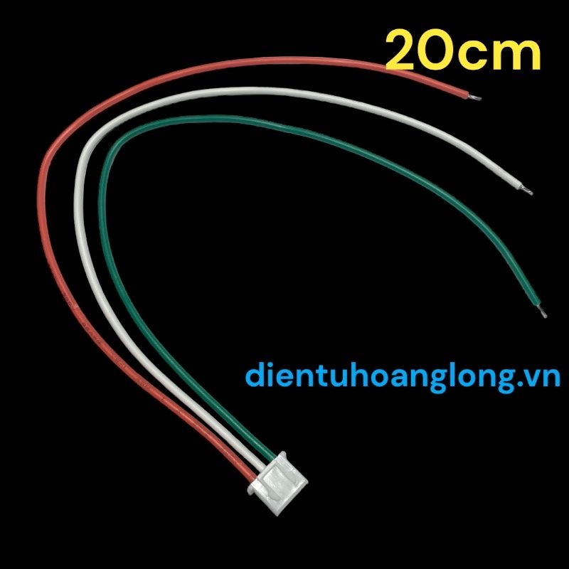 Dây 3 sợi 1 đầu 20cm (10 cái) 22AWG