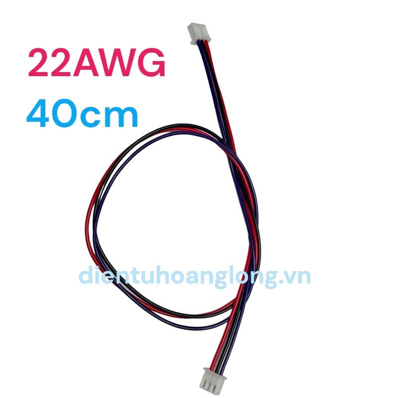 Dây 22AWG 3 sợi 2 đầu 40cm (10 sợi)