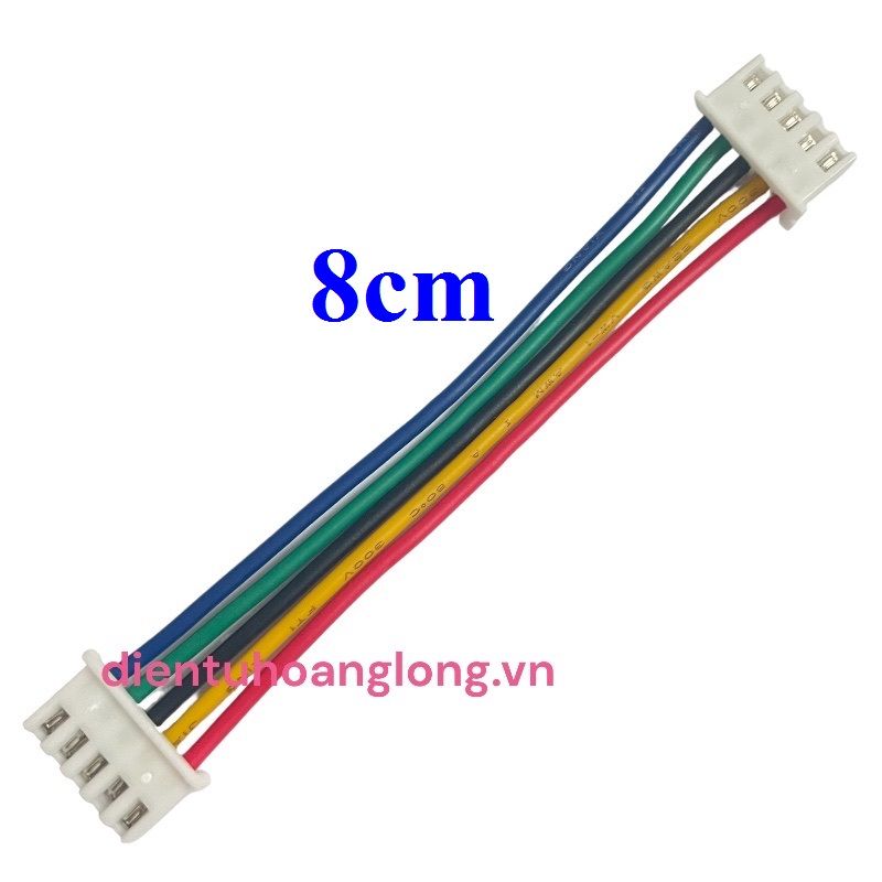 Dây 22AWG 5 sợi 2 đầu 8cm (LCD cầu H)