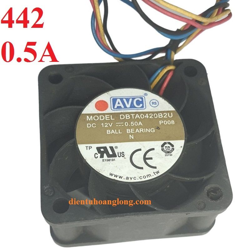 Quạt 442 (0.5A -12V) tháo máy