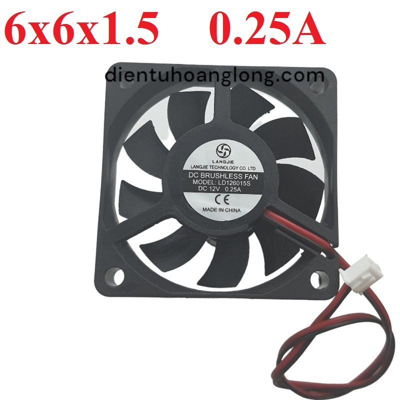 100 Quạt 6615 (0.3A -12V) mới