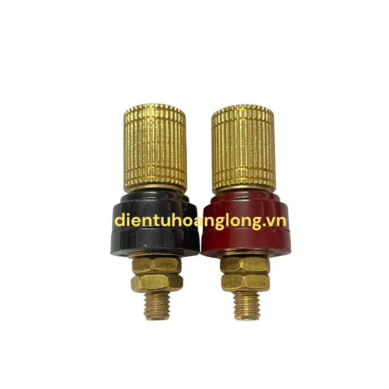 Cọc M6 đầu đồng (1 cặp)