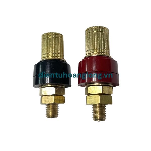  Cọc M8 đầu đồng (1 cặp) 