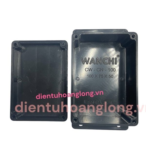  Hộp Wanchi 2 quai 100 x75x50 đen 