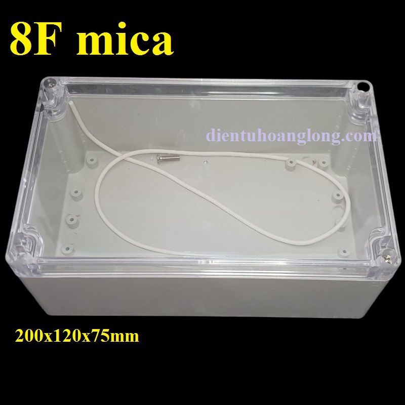 Hộp china trắng MICA 8F ( 200 x120x75mm)