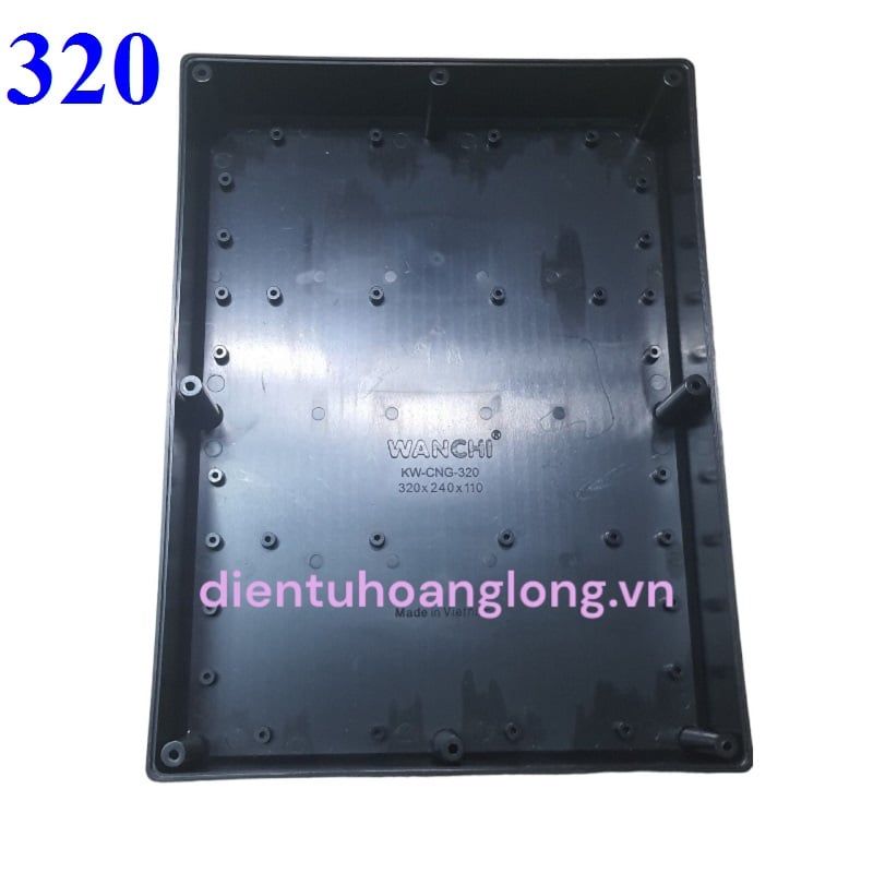 Hộp Wanchi đen 320x240x110 GHÉP (loại cũ)